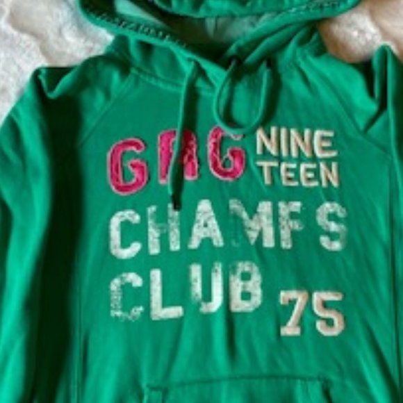 2/$40 Garage Green Hoodie Size Ladies Junior XS - Picture 7 of 8